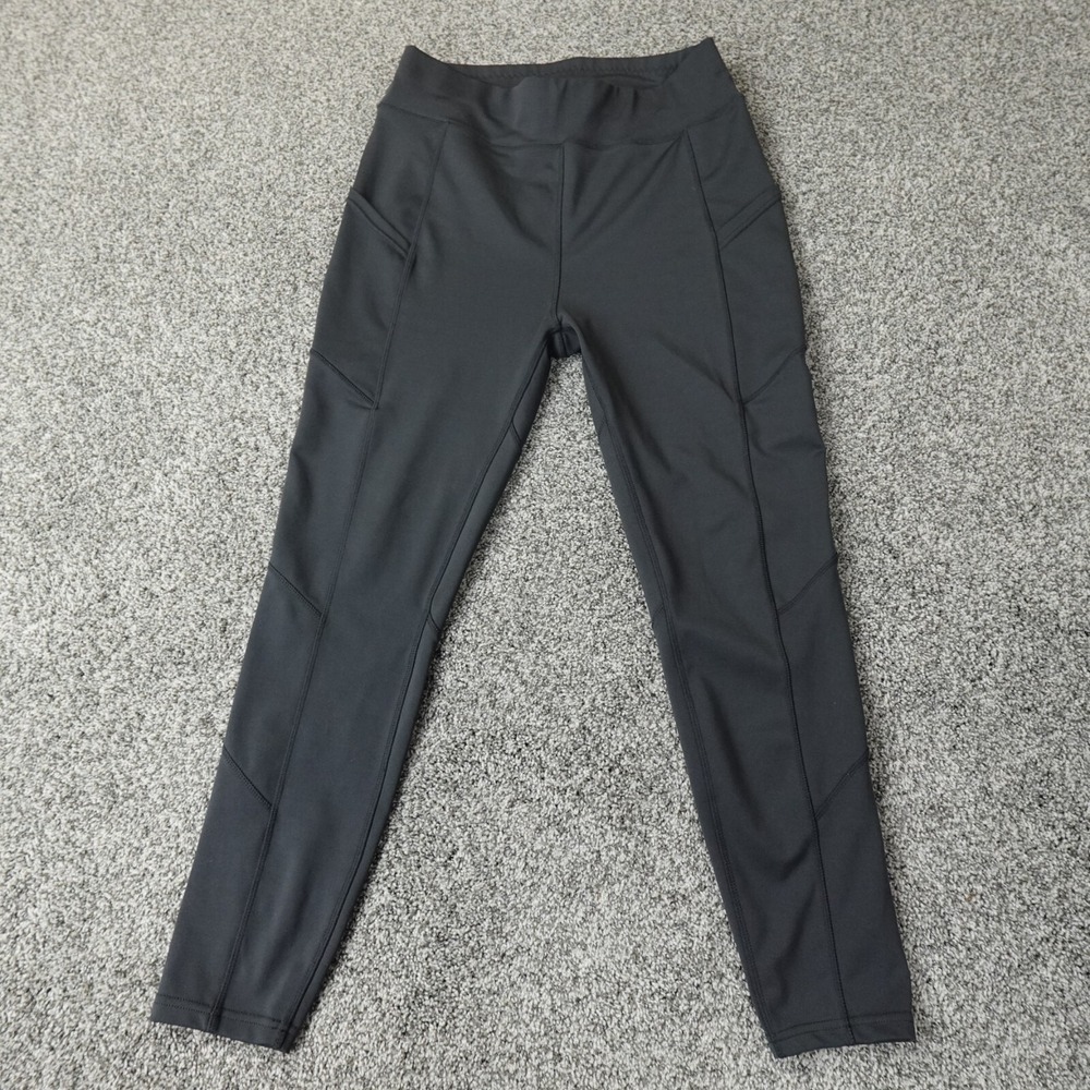 Champion Leggings Womens Small Gray Yoga Pants Stretch Active Gym Workout Tight‎